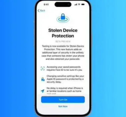 乌鲁木齐苹果授权维修店分享被盗设备保护功能开启方法 