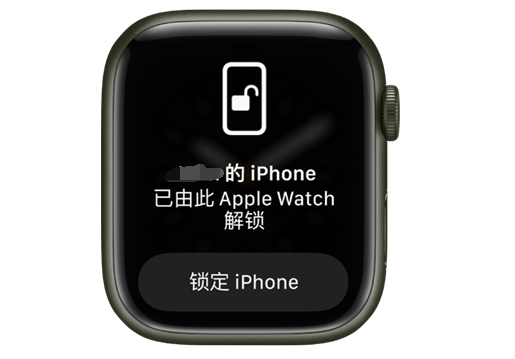 乌鲁木齐苹果手机维修分享用 AppleWatch 解锁配备面容 ID 的 iPhone方法 