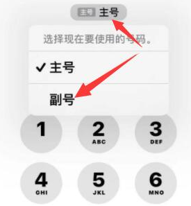 乌鲁木齐苹果14维修店分享iPhone 14 Pro Max使用副卡打电话的方法 